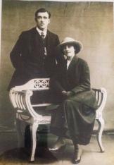 The wedding photograph of Thomas Gilroy and Rose Kavanagh, circa 1920. Courtesy of David Gilroy.