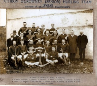 Athboy O'Growney Senior Hurling Team. Courtesy of Des White.