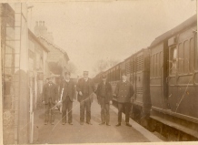 On the platform at Athboy Railway Station. Date unknown. Courtesy of David Gilroy