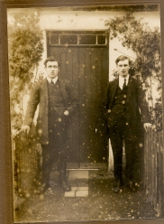 Thomas Gilroy and ??? Garry. Date unknown. Courtesy of David Gilroy.